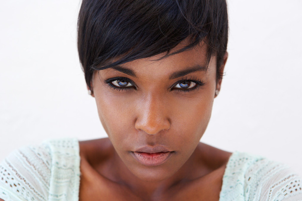 African american female fashion model face - Zdjęcie, obraz