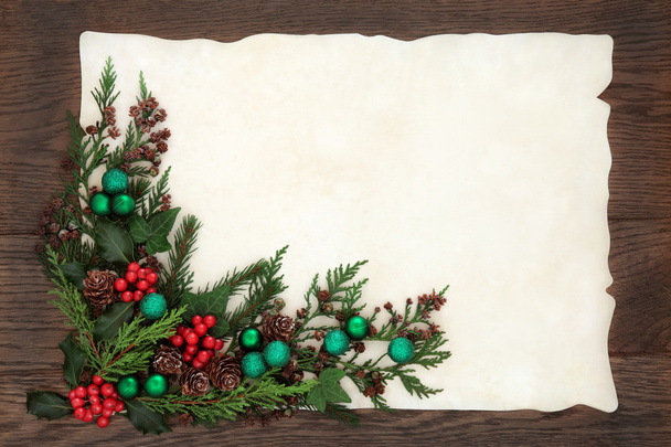 dekorativní vánoční hranice - Fotografie, Obrázek