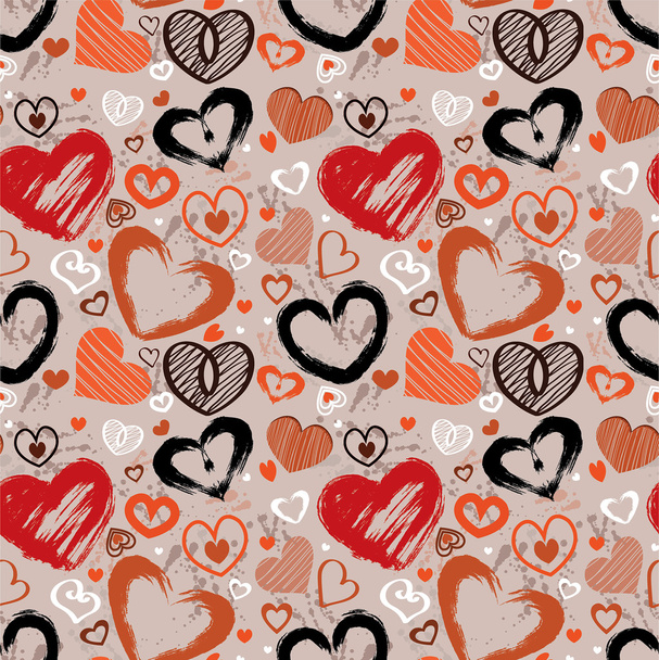 Hearts background - Vector, Imagen