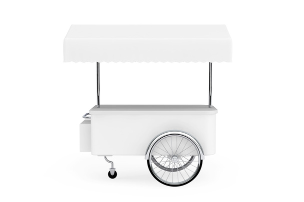 Blank Promotion Cart and Canopy - Photo, Image