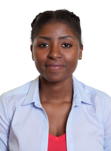 Passport picture of a modern african woman - Photo, Image