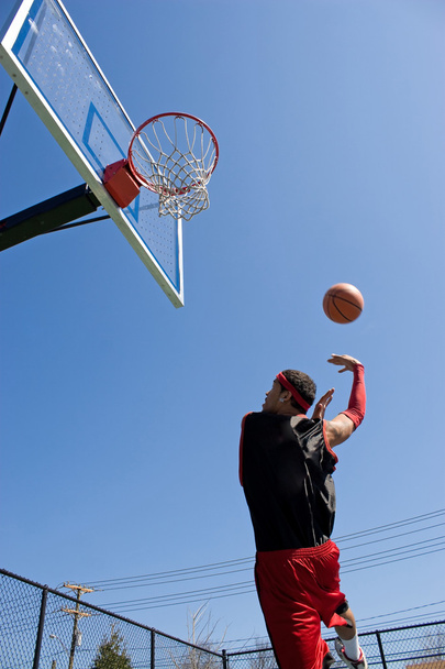 Man Playing Basketball - Fotoğraf, Görsel