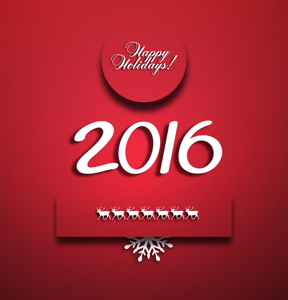 Happy New 2016 Year - Vector, Image