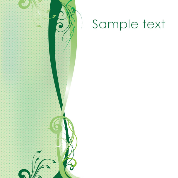 Nature.green plants paper for creativ design or for blank company - Vector, Image