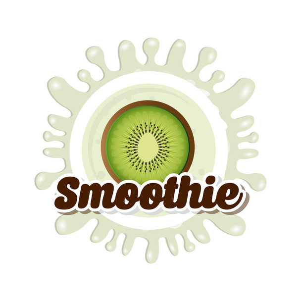 delicious smoothie  - Vector, Image