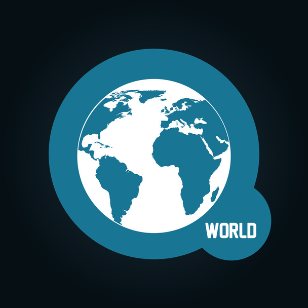 world icon  - Vector, Image