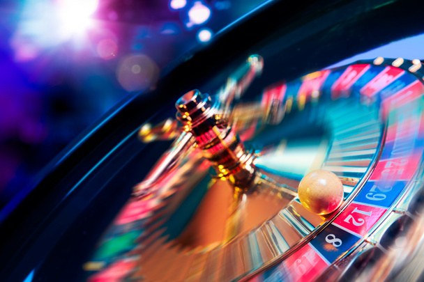Roulette wheel in motion - Photo, Image