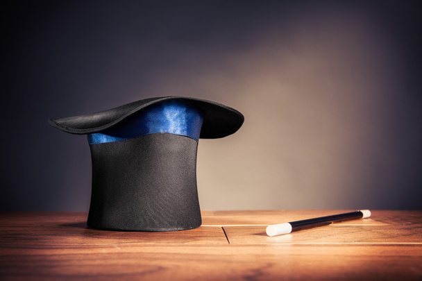 Magician hat on a stage - Photo, Image