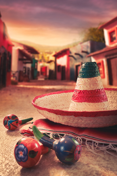 Mexicaanse fiesta achtergrond - Foto, afbeelding
