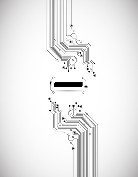 Textura de fondo de placa de circuito abstracto - Vector, imagen