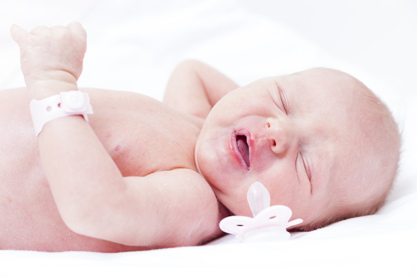 Retrato de niña recién nacida - Foto, Imagen