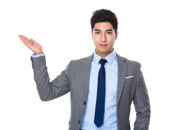 Asian handsome businessman in business suit - Photo, Image