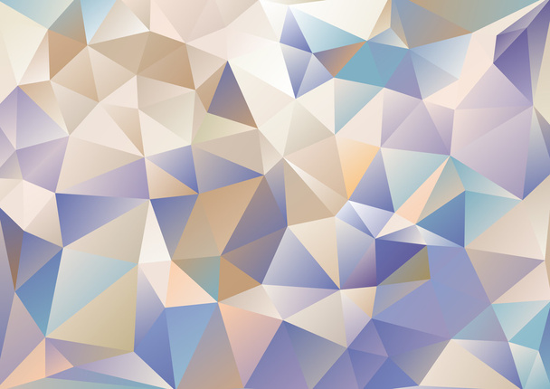 Cubism background Cool navy blue and beige - Vector, Image