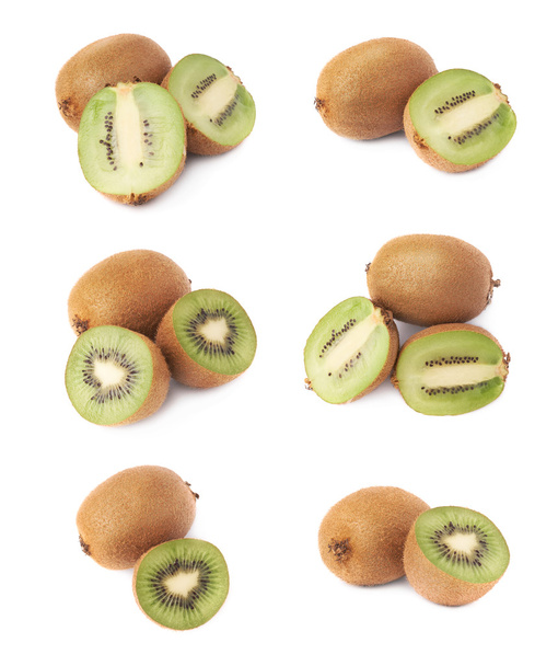 Sliced and cut kiwifruit - Foto, Imagem