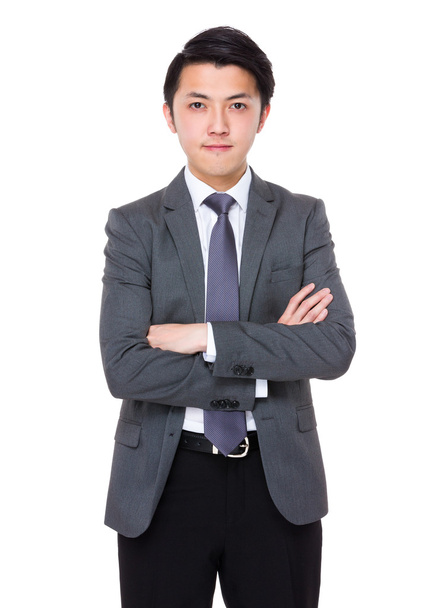 Young asian businessman in business suit - 写真・画像