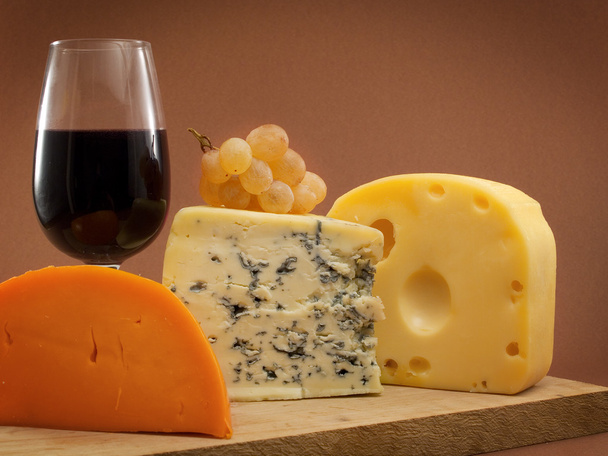 tasty  Cheese And Wine - Zdjęcie, obraz