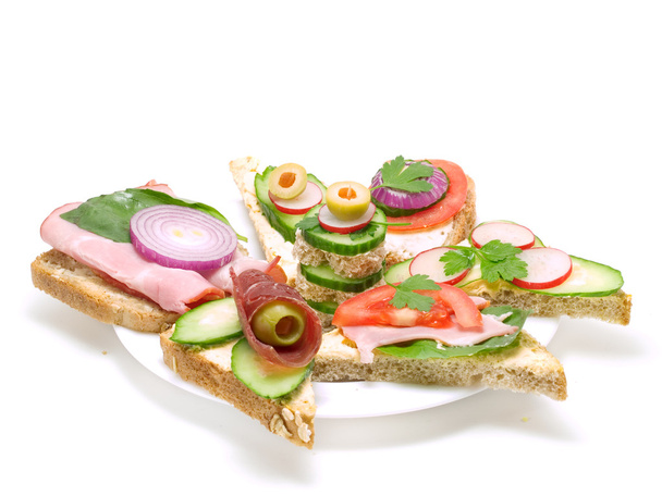 tasty Sandwiches food - Foto, Imagen