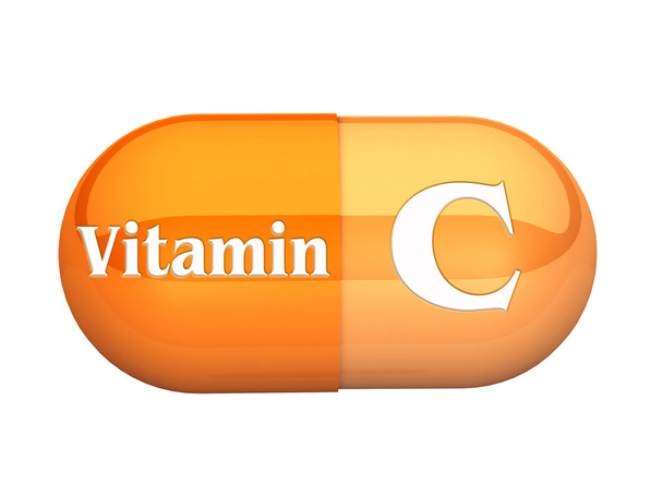 Vitamina, isolada em fundo branco. ilustração 3d
 - Foto, Imagem