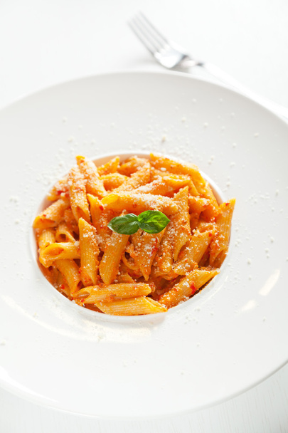 Penne with cream and peppers - Foto, Imagen
