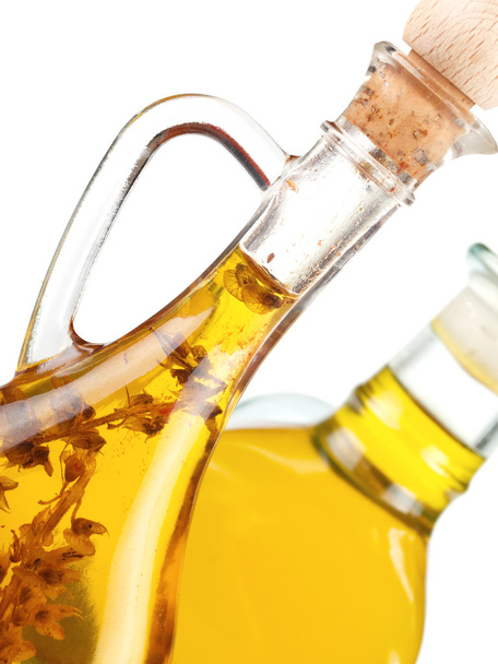 Olive oil in bottles - Фото, зображення