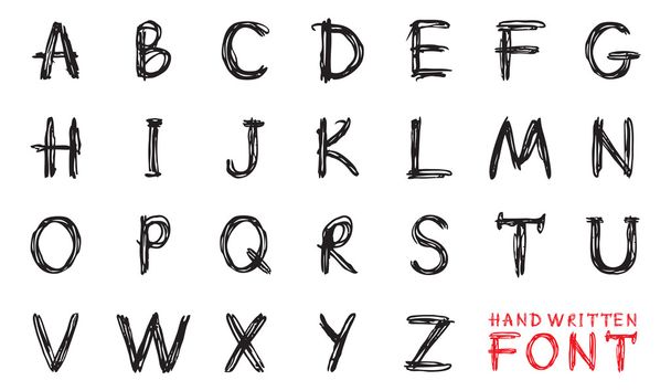 Abstract font letters set - Vecteur, image