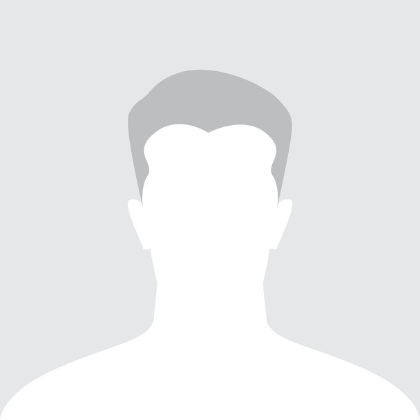 Mannelijke avatar pictogram, silhouet profielpictogram - Vector, afbeelding