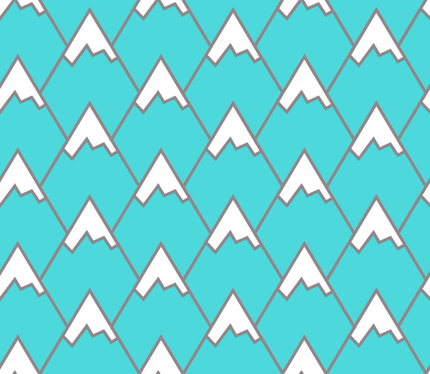 abstract seamless mountains pattern - Vettoriali, immagini