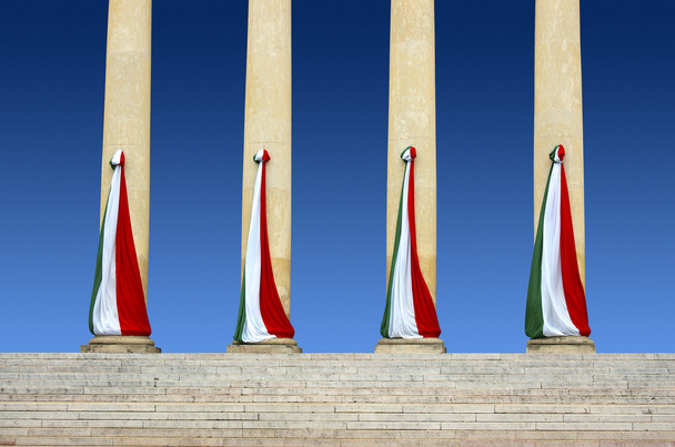 italské vlajky - Fotografie, Obrázek