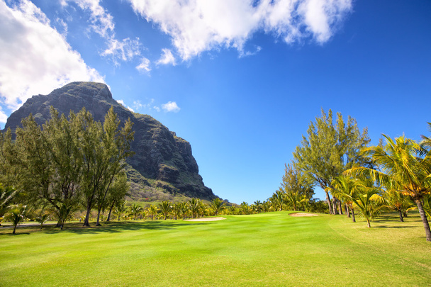 Поле для гольфа на Маврикии
 - Фото, изображение