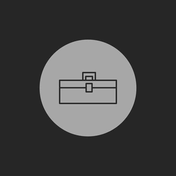 icon of toolbox - Vektor, Bild