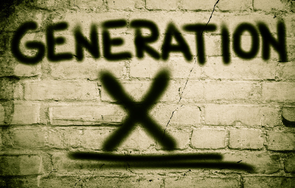 Koncepcja generacji X - Zdjęcie, obraz