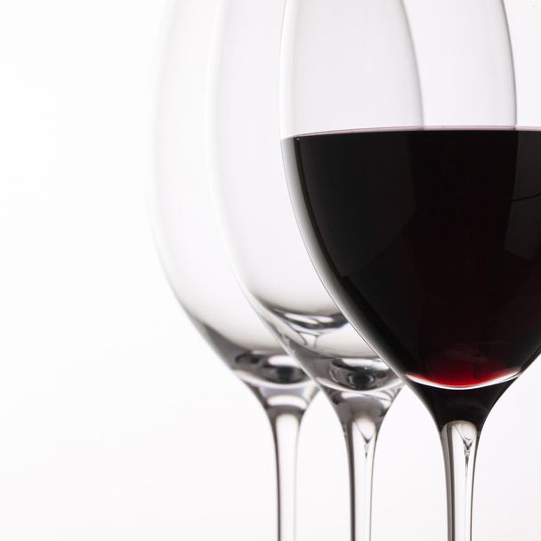 Wineglass with red  wine  - Фото, зображення