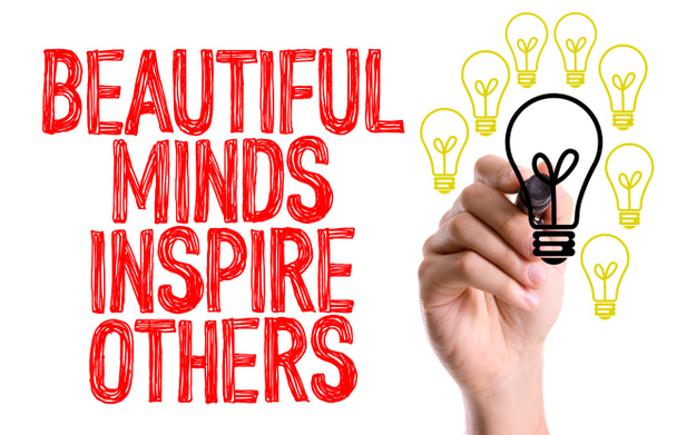 Las mentes hermosas inspiran a otros
 - Foto, imagen