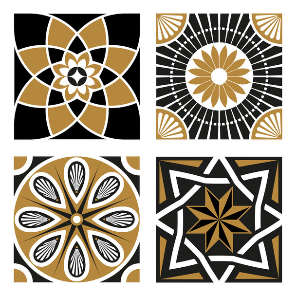 Patrones ornamentales vintage
 - Vector, imagen