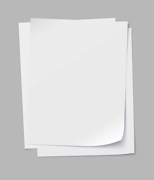 vector stack of papers - Вектор,изображение