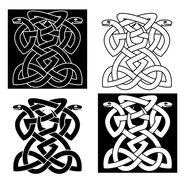 Емблема переплетених змій
 - Вектор, зображення