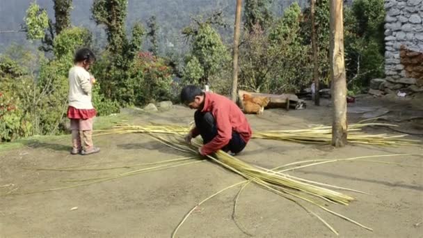 Sherpa in lukla - Filmmaterial, Video