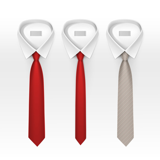 Joukko sidottu raidallinen värillinen silkki keula solmiot
 - Vektori, kuva