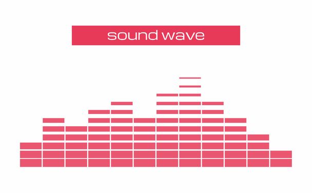 Zvuk & Audio ekvalizér vlna - Vektor, obrázek
