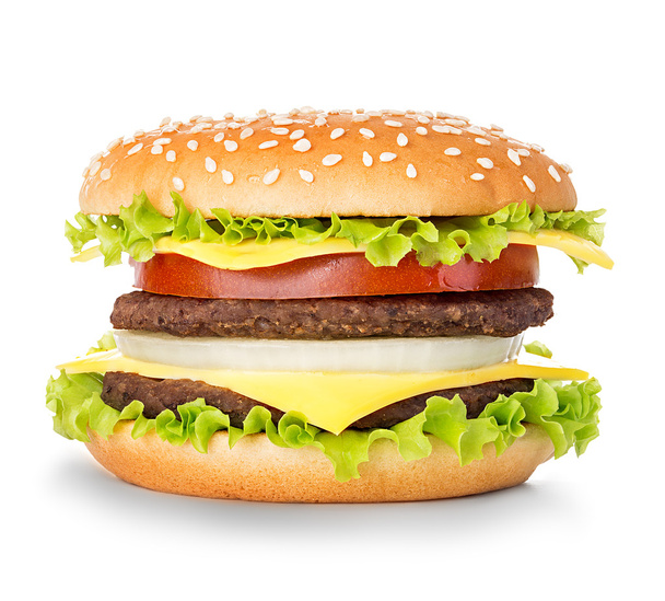 Royal hamburger isolated. - Photo, Image