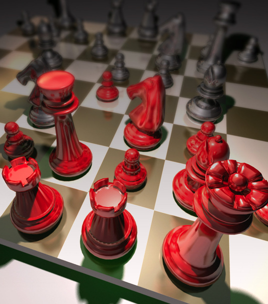 Strategy Game with Chess - Photo, Image