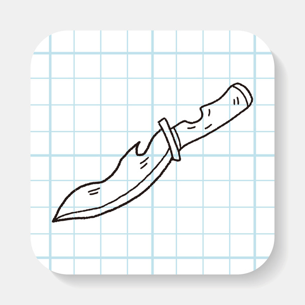 couteau doodle
 - Vecteur, image