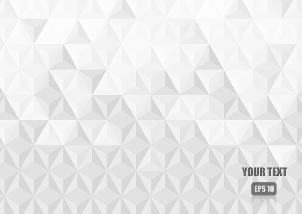 Vector : White abstract triangle texture background - Vector, Image