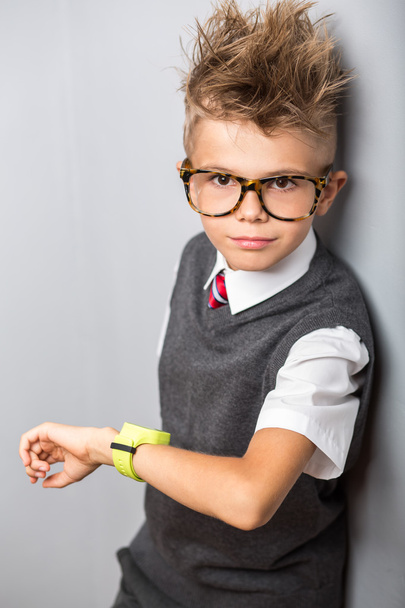 Cute caucasian boy portrait - Photo, Image