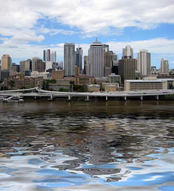 Brisbane, queensland, australia with reflections in the brisbane river - Photo, Image