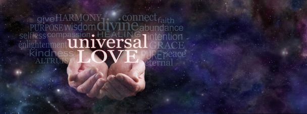 Delen van universele liefde - Foto, afbeelding
