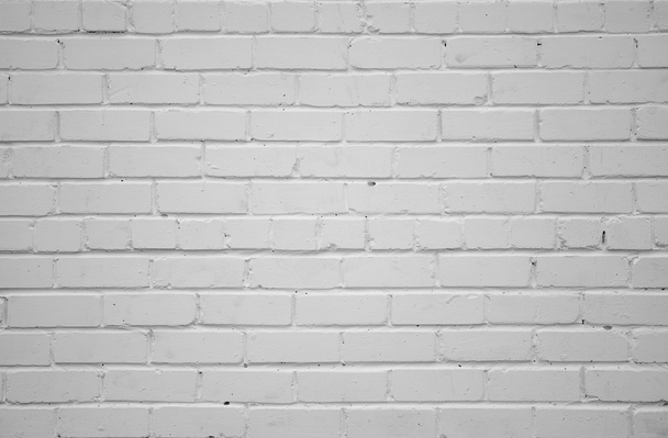 Mauer aus weißen Ziegeln - Foto, Bild