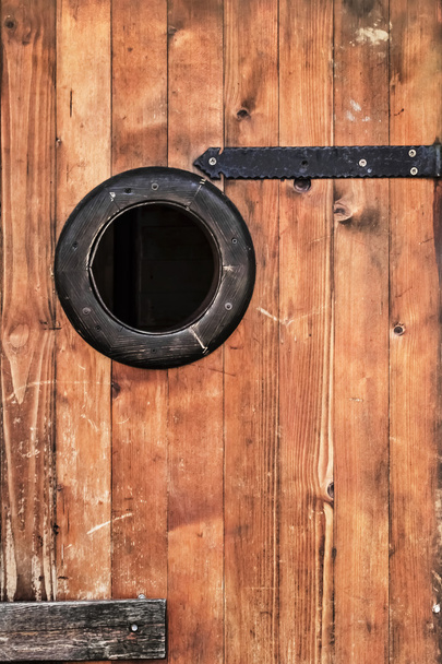 Staré dřevěné dveře Detail Hut - Fotografie, Obrázek