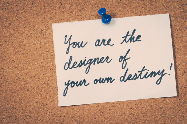Você é o designer de seu próprio destino
 - Foto, Imagem