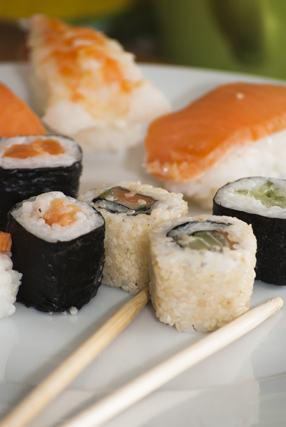 Tasty Japanese sushi set  - Photo, Image